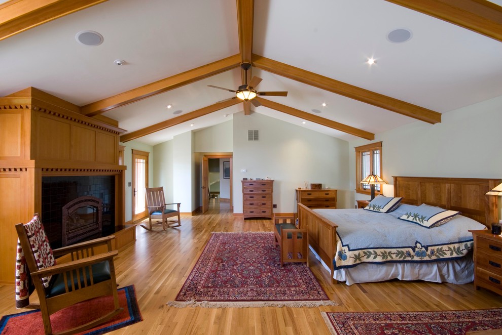 Photo of a traditional master bedroom in Other.