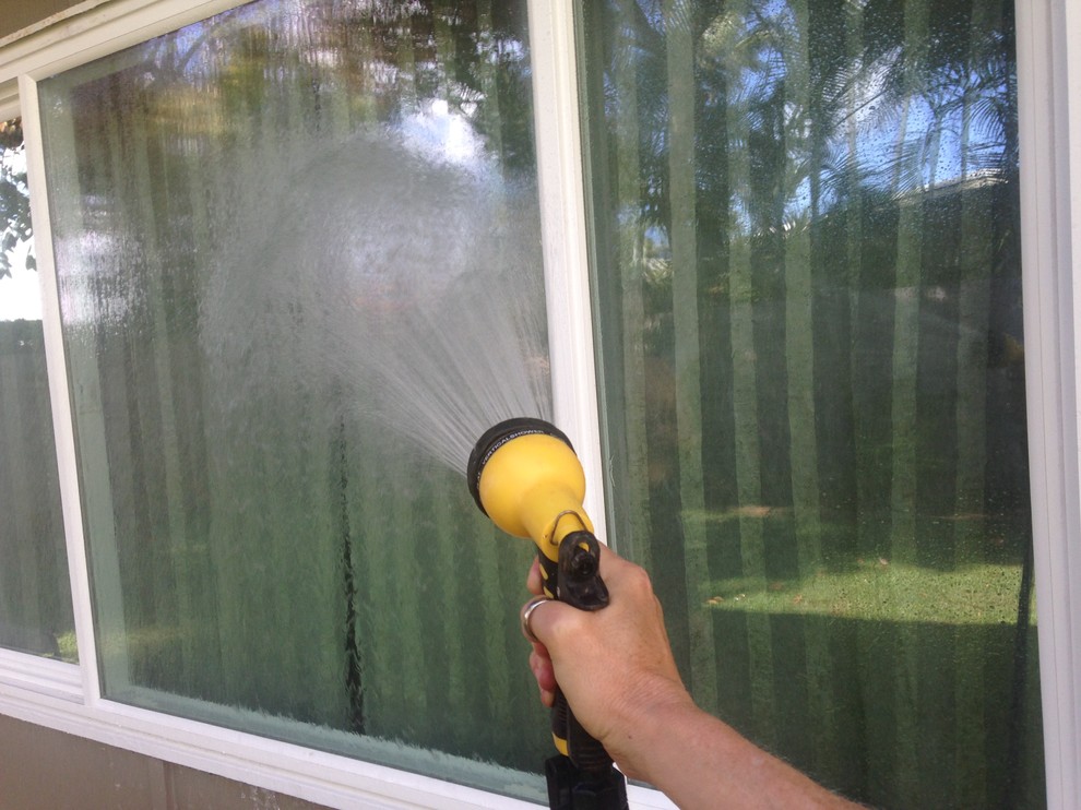 Replace leaky ugly jalousies with sliding windows Bedroom Hawaii