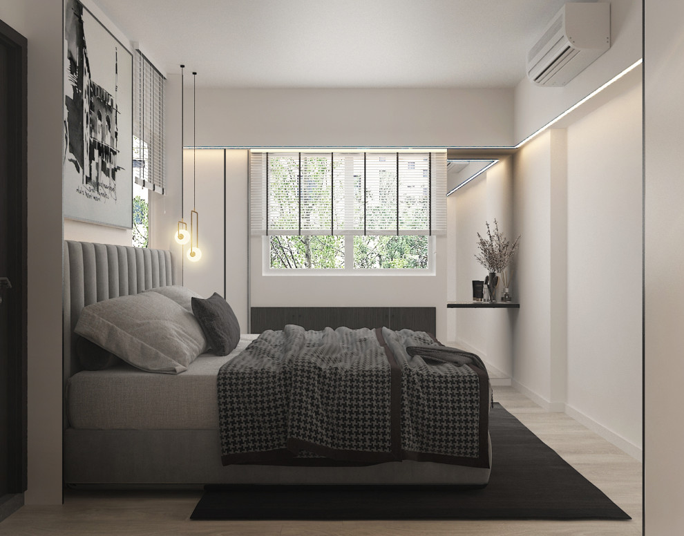 Resale HDB Apt Edgefield Plain. Modern Bedroom Singapore by