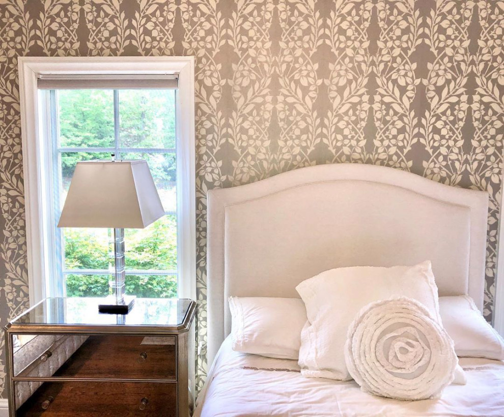 Inspiration for a transitional bedroom remodel in DC Metro
