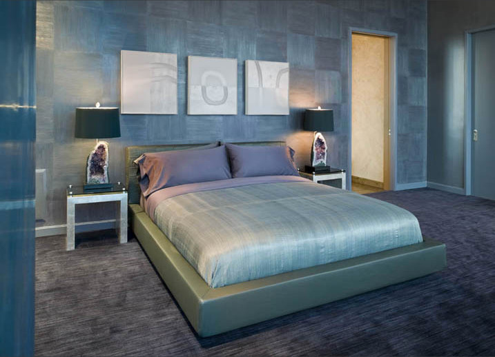 Design ideas for a bohemian bedroom in Albuquerque.