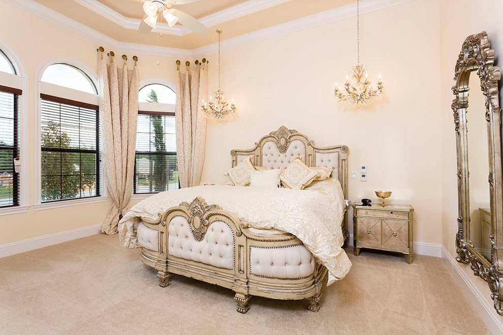 Traditional bedroom in Orlando.