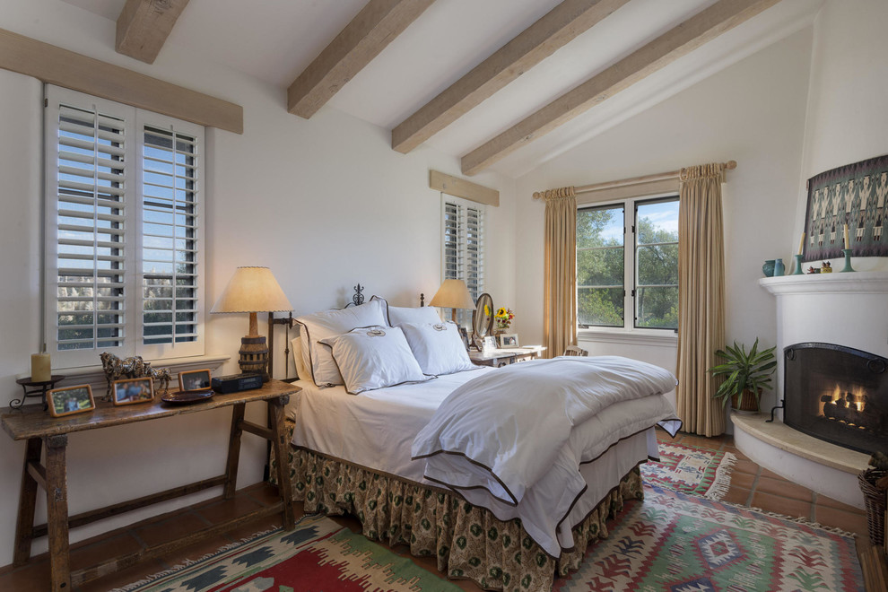 Klassisches Schlafzimmer in Santa Barbara