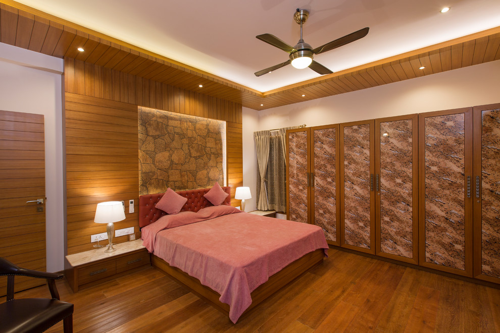 Bedroom - asian bedroom idea in Bengaluru