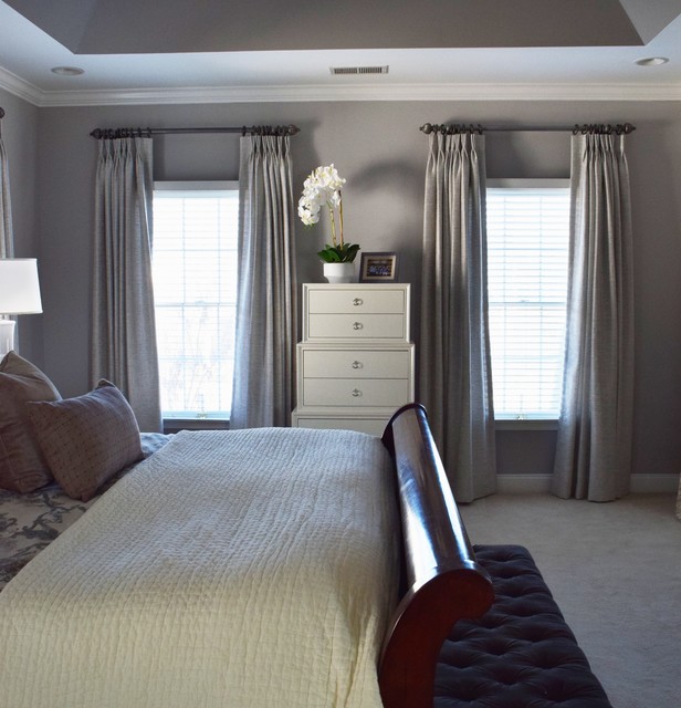 Romantic Retreat Master Bedroom Ashburn, VA Transitional Bedroom