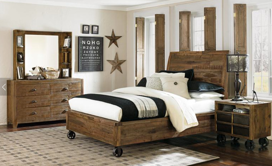 Стильный дизайн: спальня в стиле рустика - последний тренд