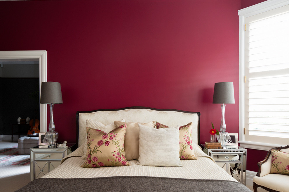Ruby Red Contemporary Bedroom Sydney by User Houzz