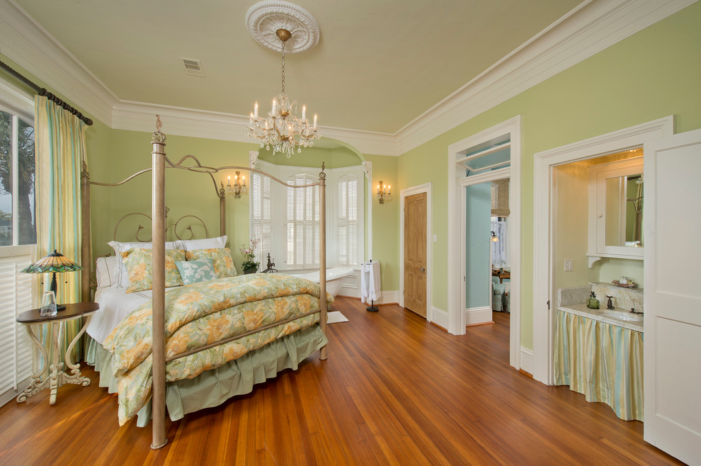 Inspiration for a victorian bedroom remodel in Houston