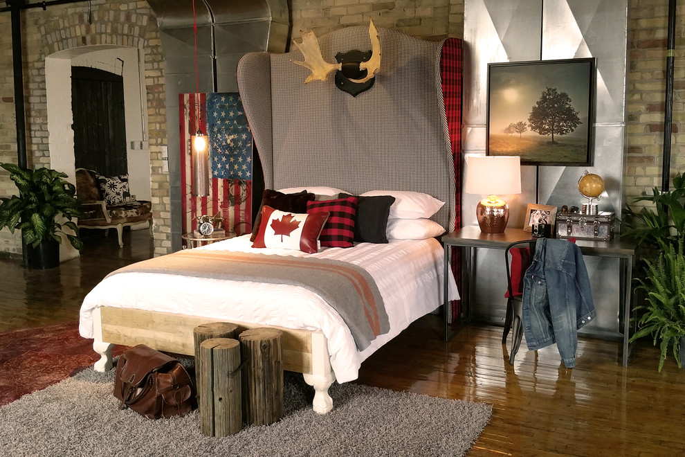 Rustic Cottage Industrial - Industrial - Bedroom - Toronto - by teb