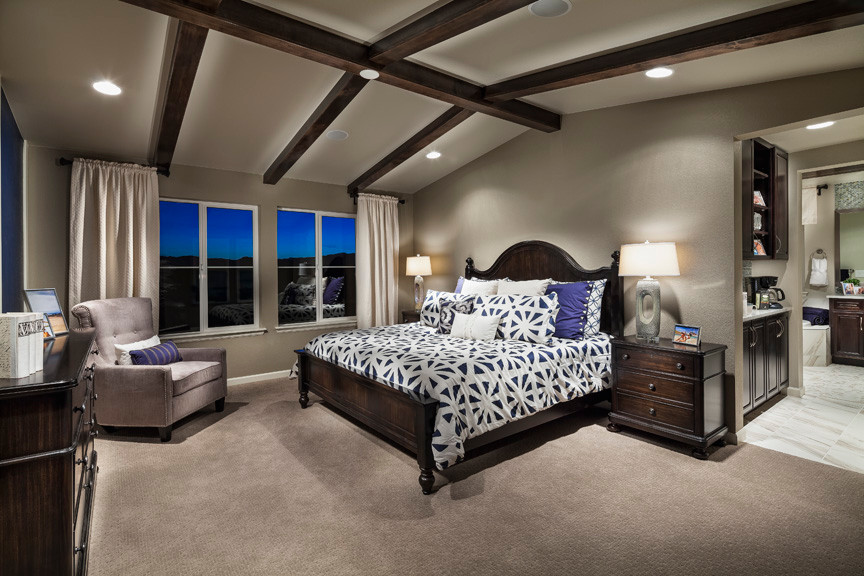Bedroom - traditional bedroom idea in Denver