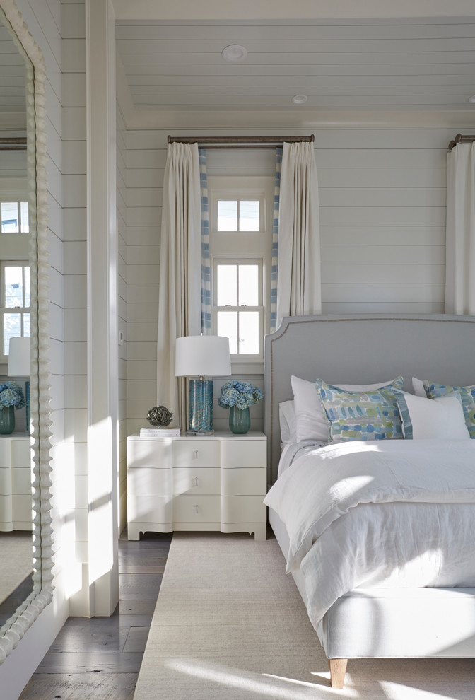 Свежая идея для дизайна: спальня: освещение в морском стиле - отличное фото интерьера