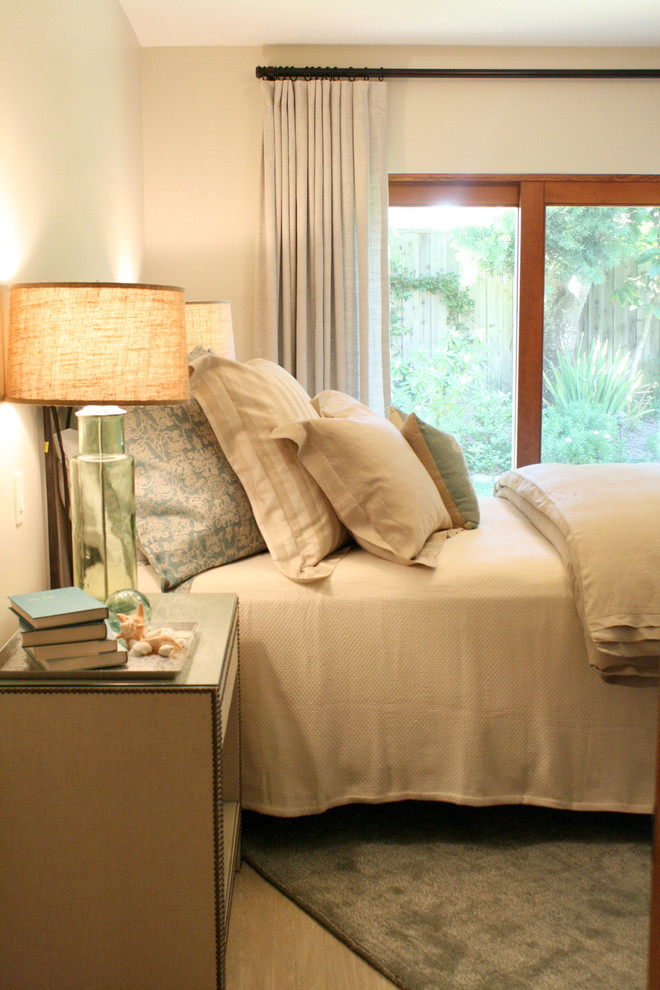 Elegant bedroom photo in Santa Barbara