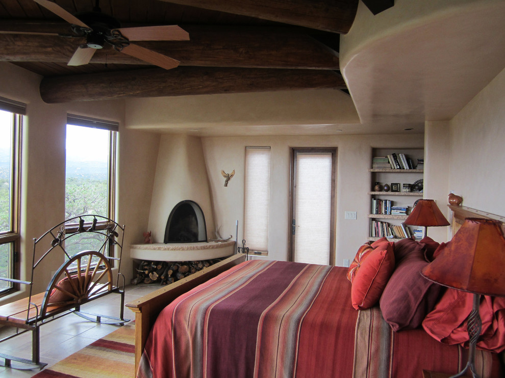 Santa Fe, NM Custom Home - Transitional - Bedroom - Albuquerque - by T