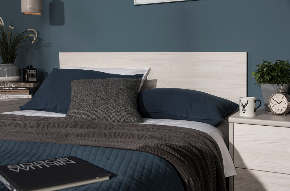 ウエストミッドランズにある北欧スタイルのおしゃれな寝室のインテリア