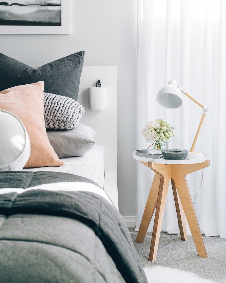 Danish bedroom photo in Melbourne