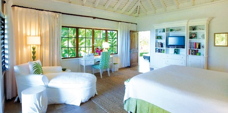 Island style bedroom photo in Other