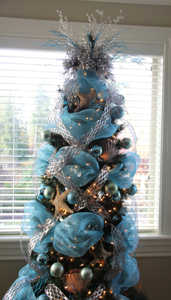 Sea Themed Christmas Tree Traditional Bedroom Seattle Houzz