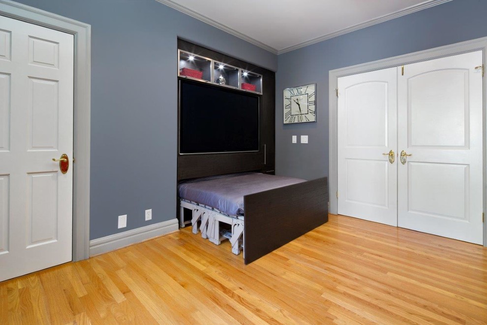 Shadow Oak ZoomRoom Murphy Bed Contemporary Bedroom San