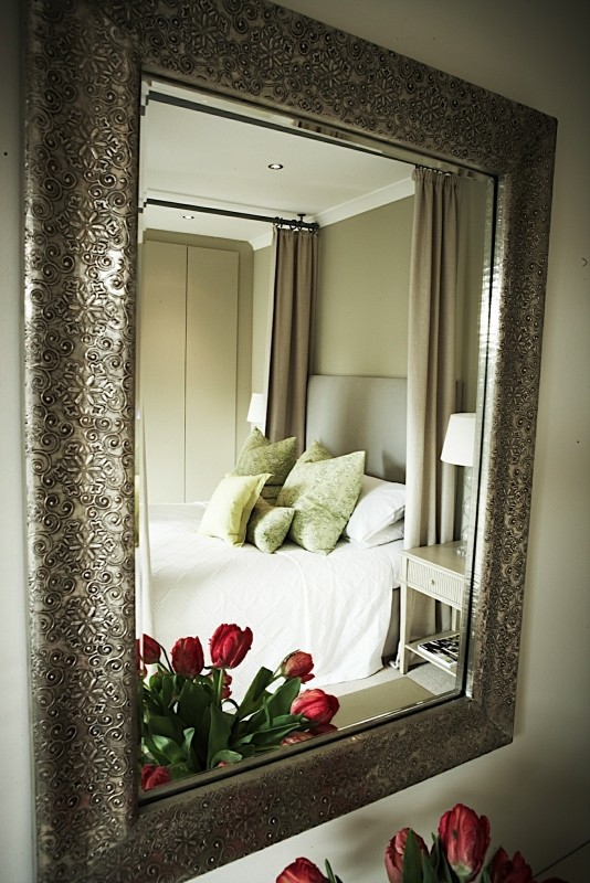 Example of a bedroom design in Sussex