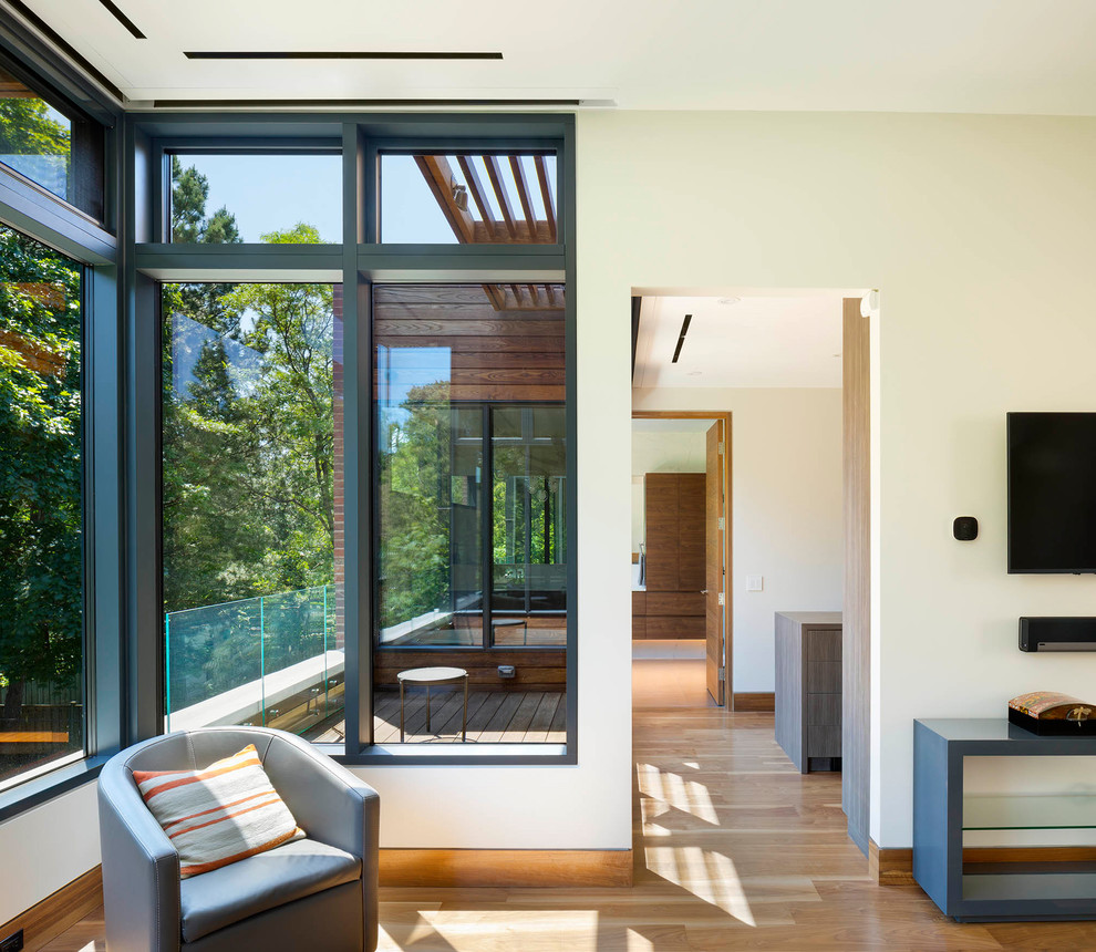 Sheldrake House Modern Bedroom Toronto by Jillian Aimis