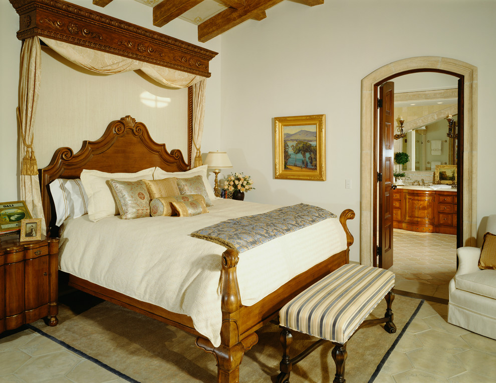 他の地域にある地中海スタイルのおしゃれな寝室のインテリア