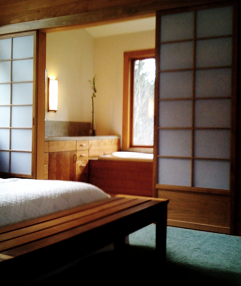 Shoji Bedroom Suite Asian Bedroom Seattle by Designward Inc