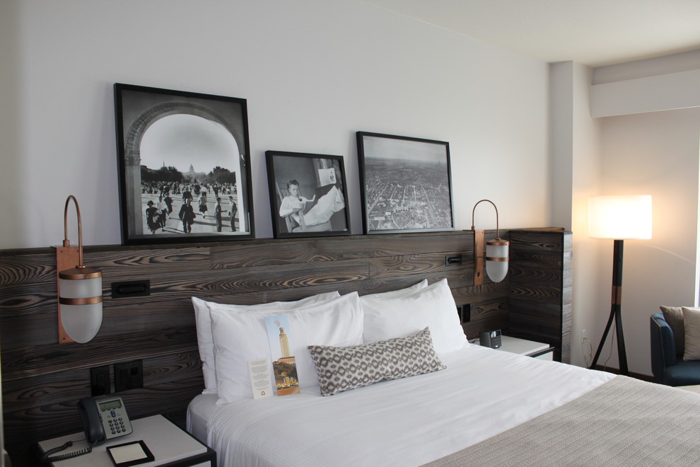 Shou Sugi Ban Modern Bedroom Austin by Delta Lumber & Millworks