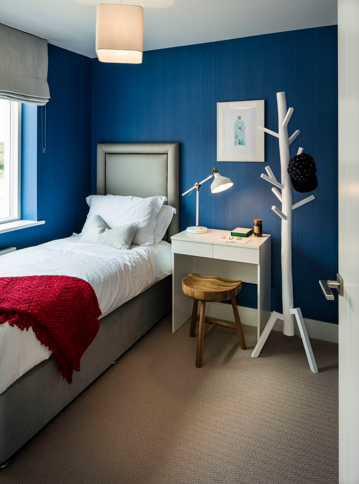 Photo of a scandinavian bedroom in Dublin.