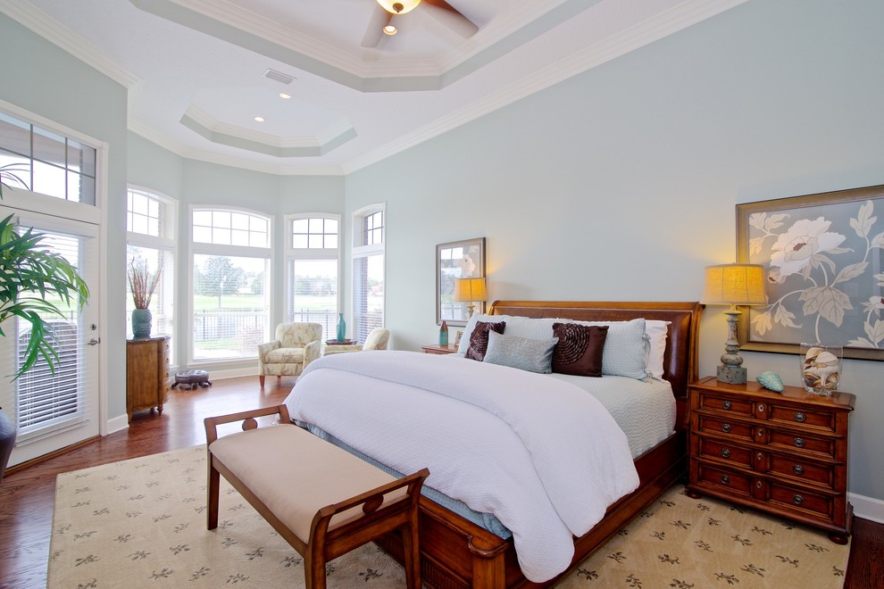 This is an example of a beach style bedroom in Boise.