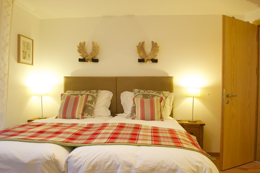 Example of a mountain style bedroom design in Essex