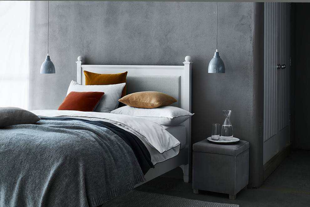 Photo of a scandi bedroom in London.
