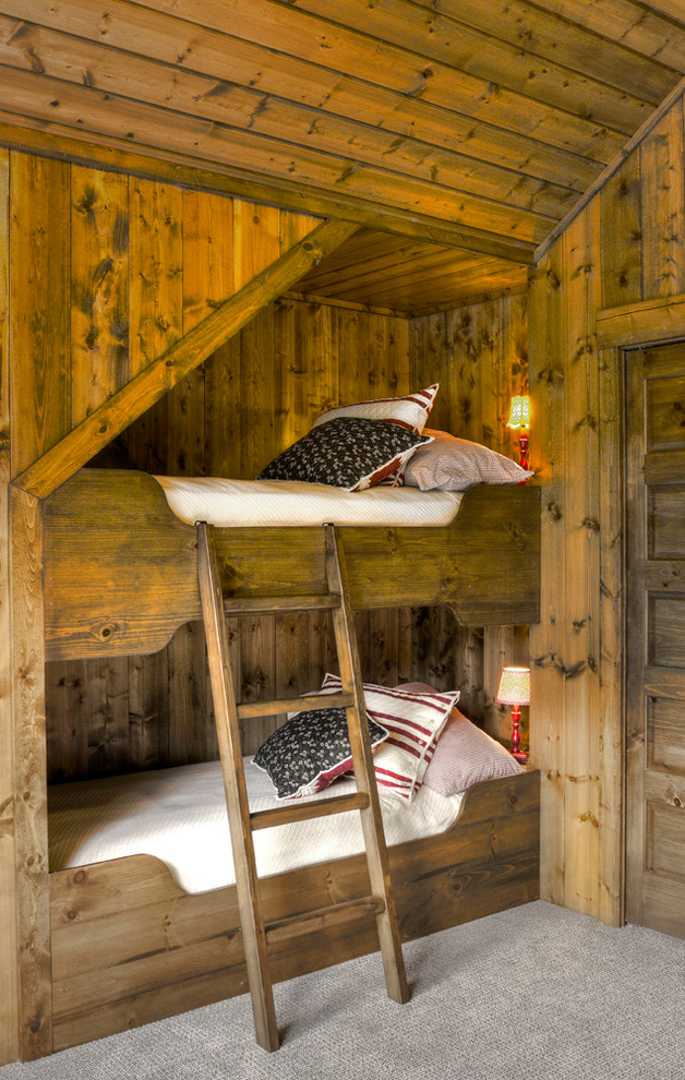 Idee per una camera da letto stile rurale