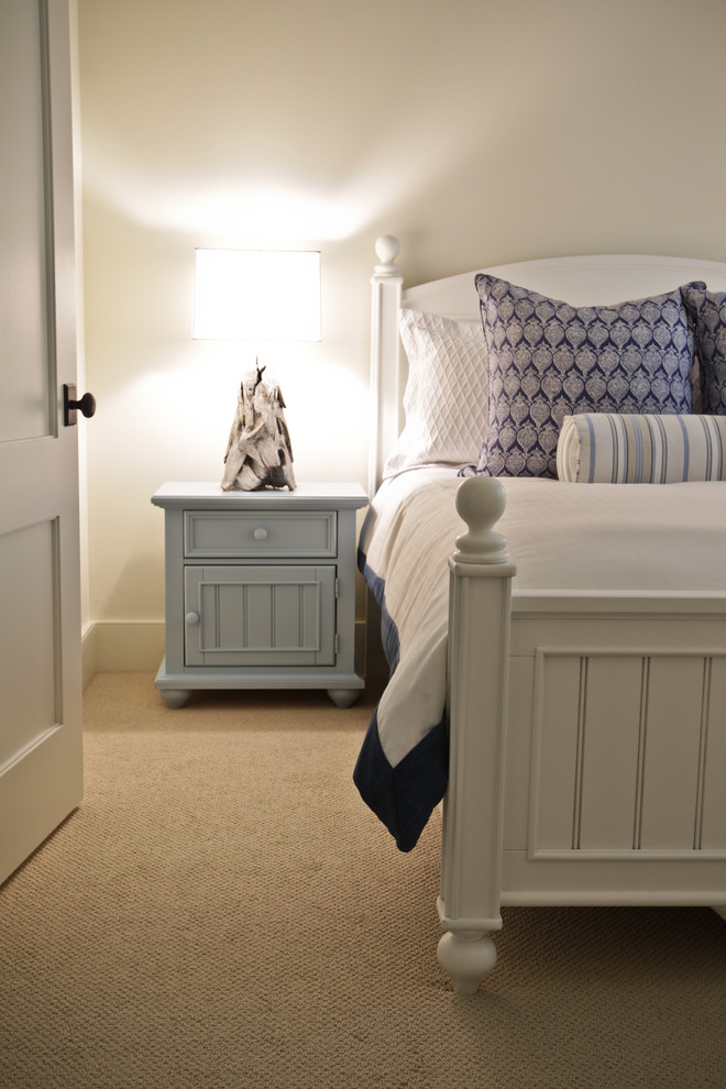 Inspiration for a coastal bedroom in Charleston.