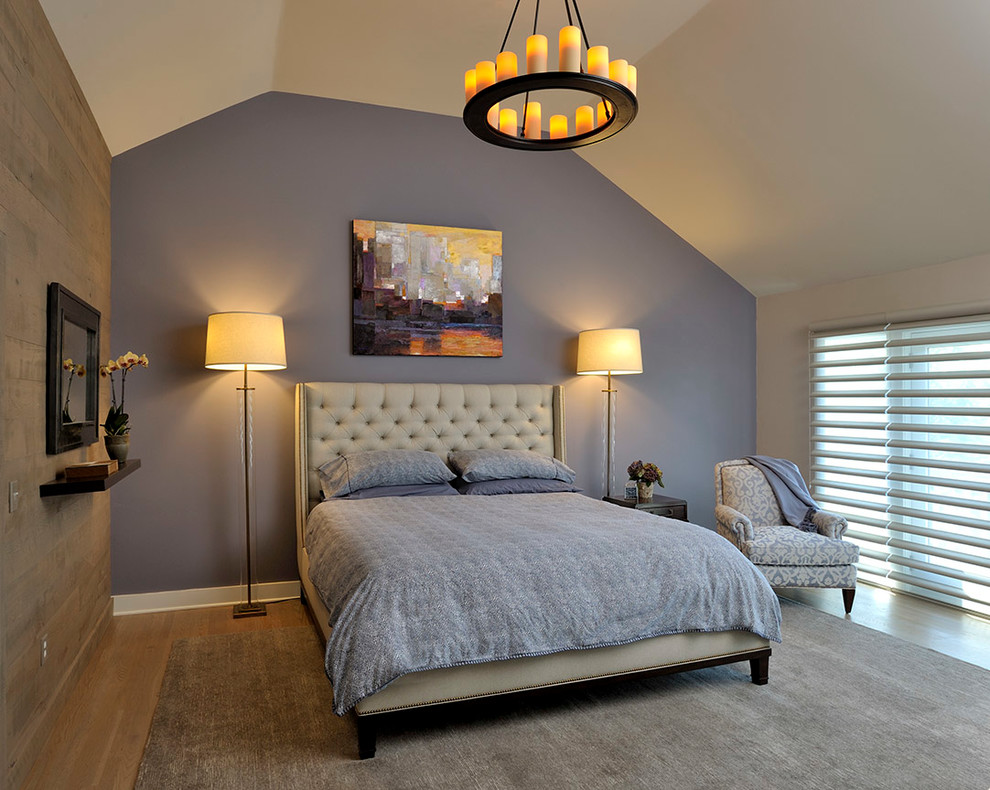 Transitional bedroom photo in New York