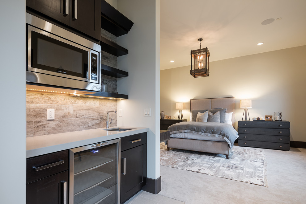 South Fork Project, Luxury Home Draper, UT Modern Bedroom Salt