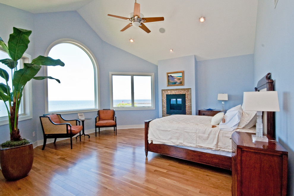 South Haven Lake House Beach Style Bedroom Grand Rapids by