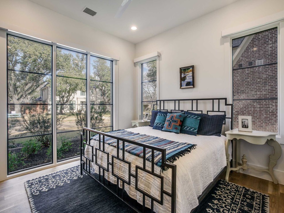 Bedroom - southwestern bedroom idea in Dallas