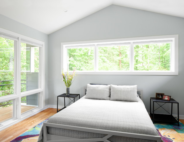 Split level modern - Contemporary - Bedroom - Raleigh - by CH ...