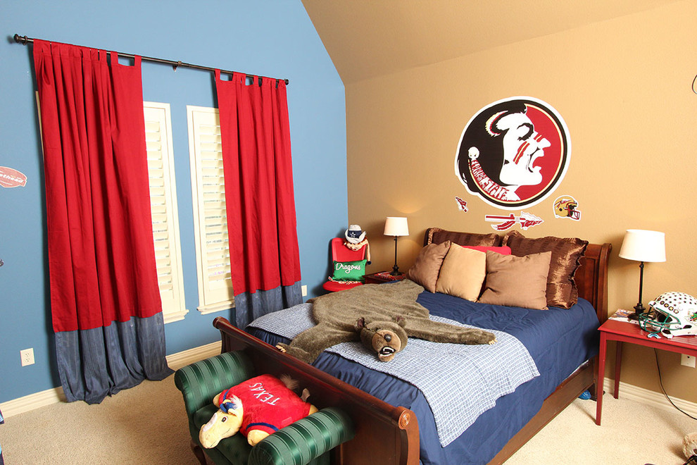 Sports theme boys room - Eclectic - Bedroom - Dallas - by Brandi Renee