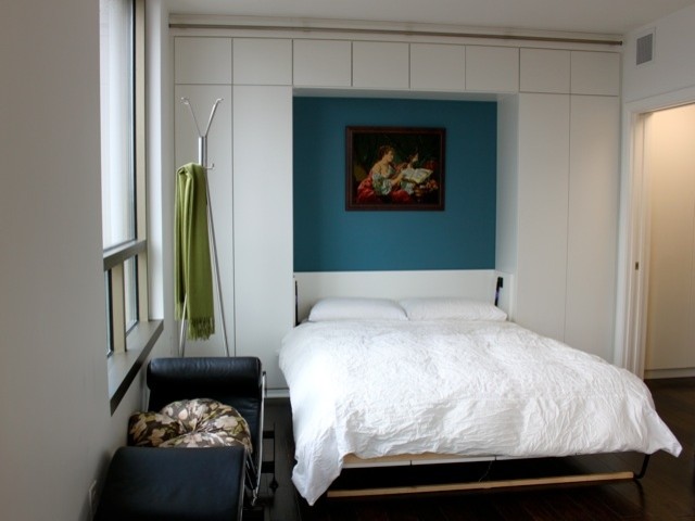 Wall bed with closet deals