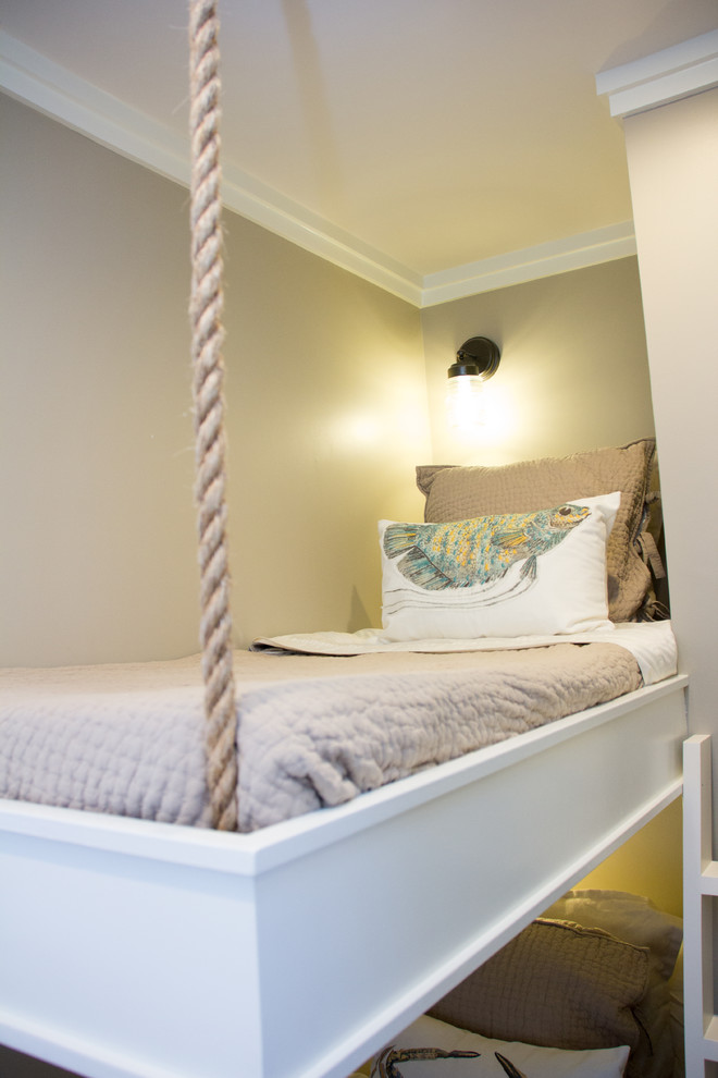 This is an example of a nautical bedroom in Atlanta.