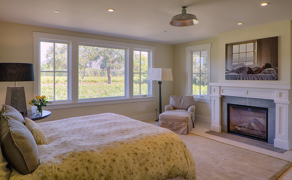 Inspiration for a country bedroom remodel in San Francisco