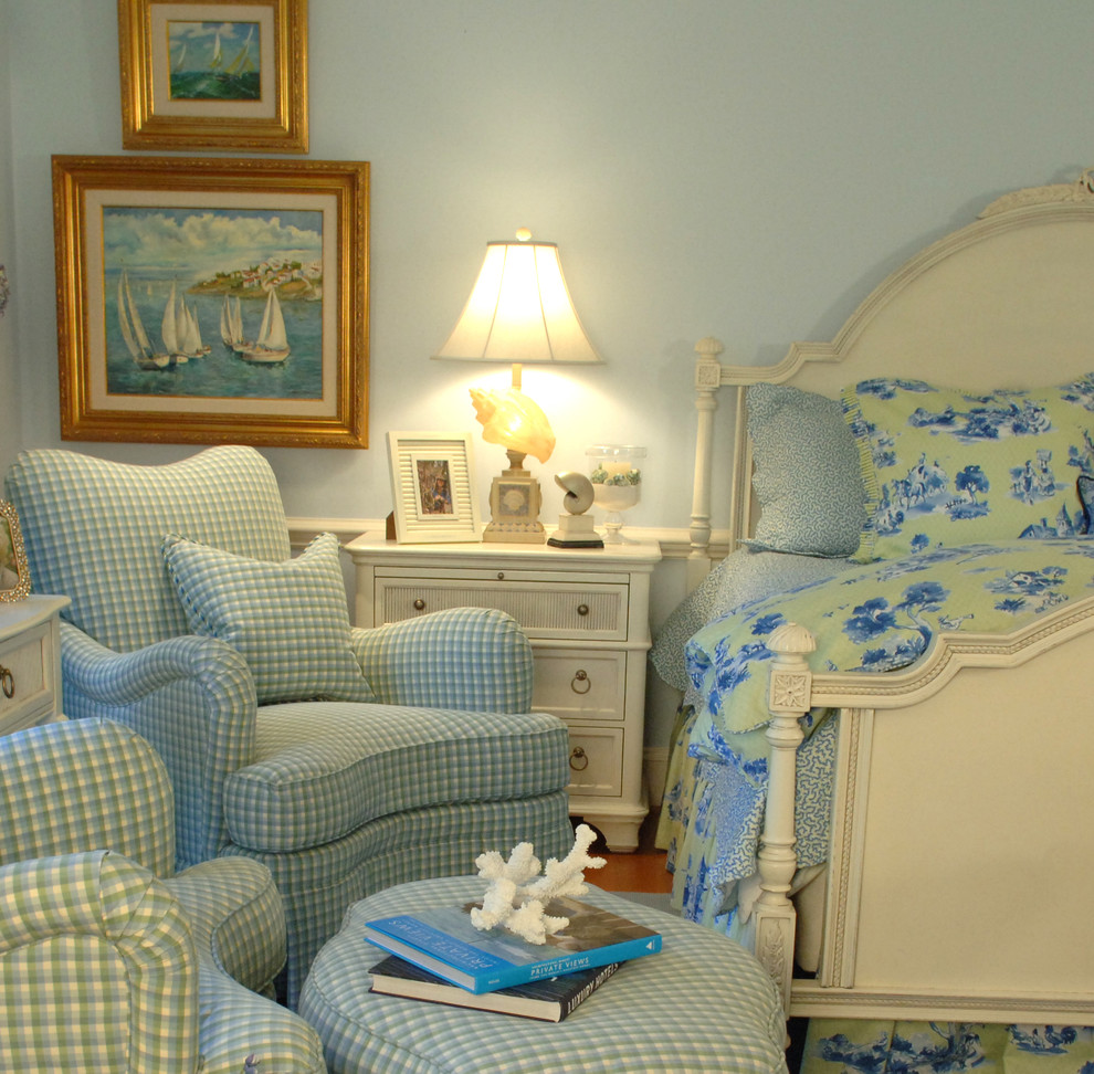 Свежая идея для дизайна: гостевая спальня (комната для гостей) в классическом стиле - отличное фото интерьера