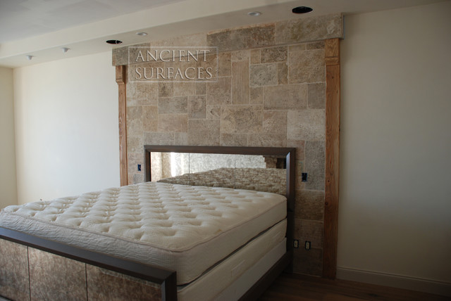 Stone cladding the 'Kronos Stone' - Contemporary - Bedroom - New York - by  Ancient Surfaces | Houzz