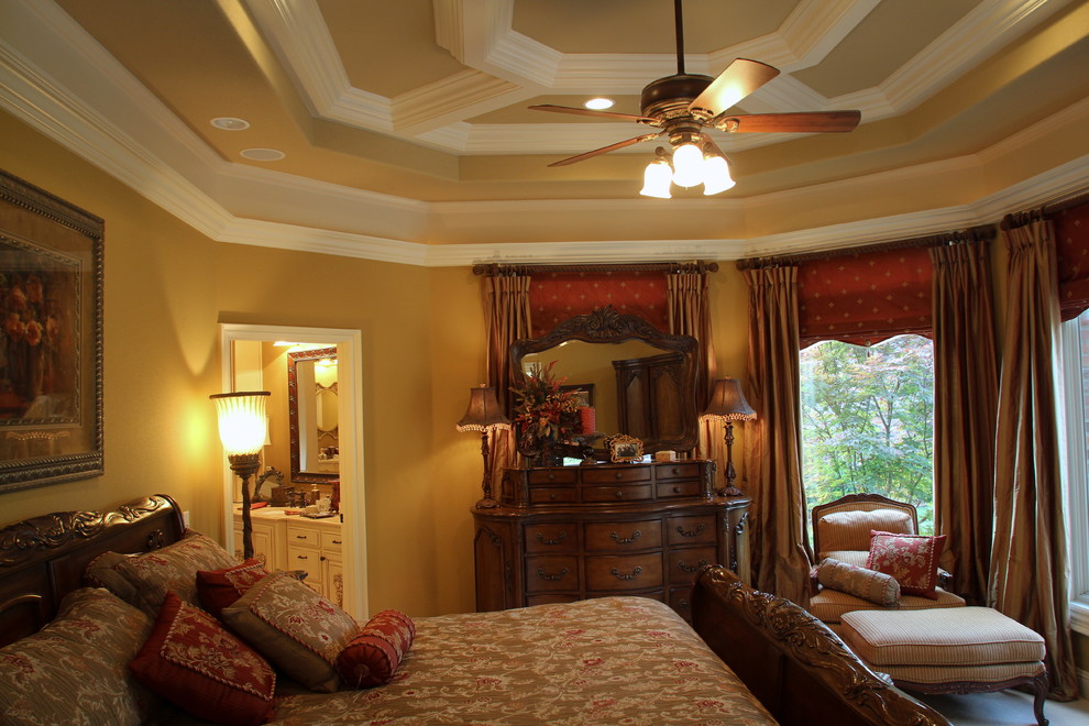 Traditional bedroom in Little Rock.