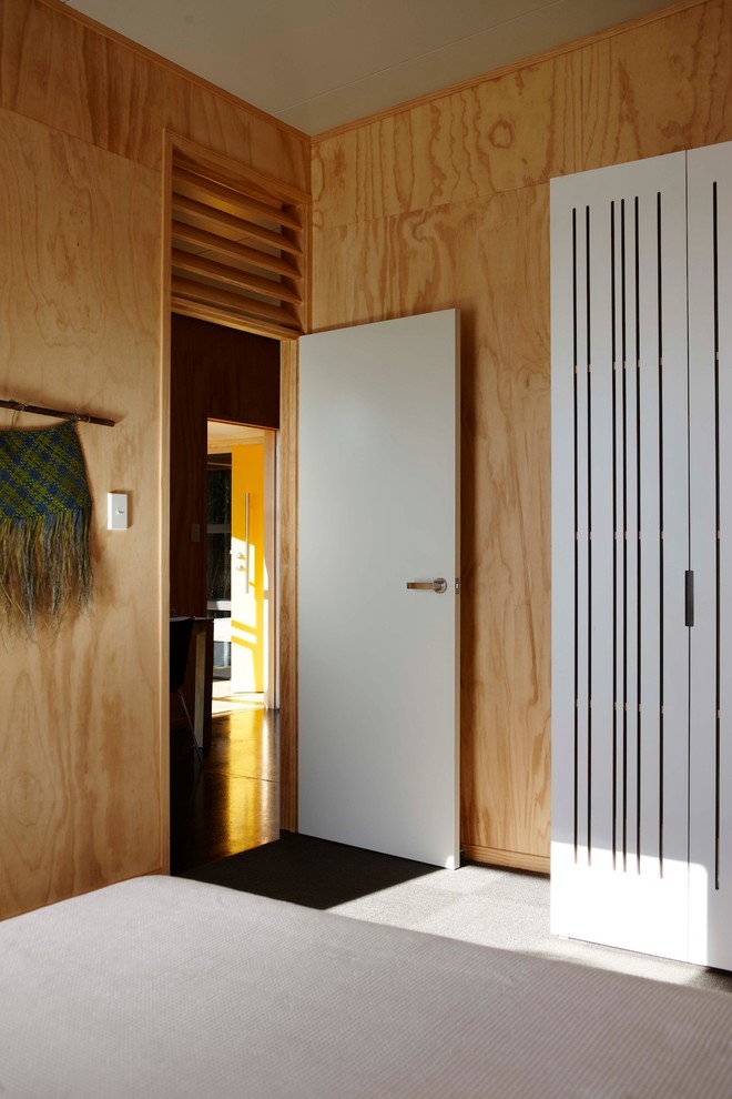 Kleines Modernes Schlafzimmer in Auckland