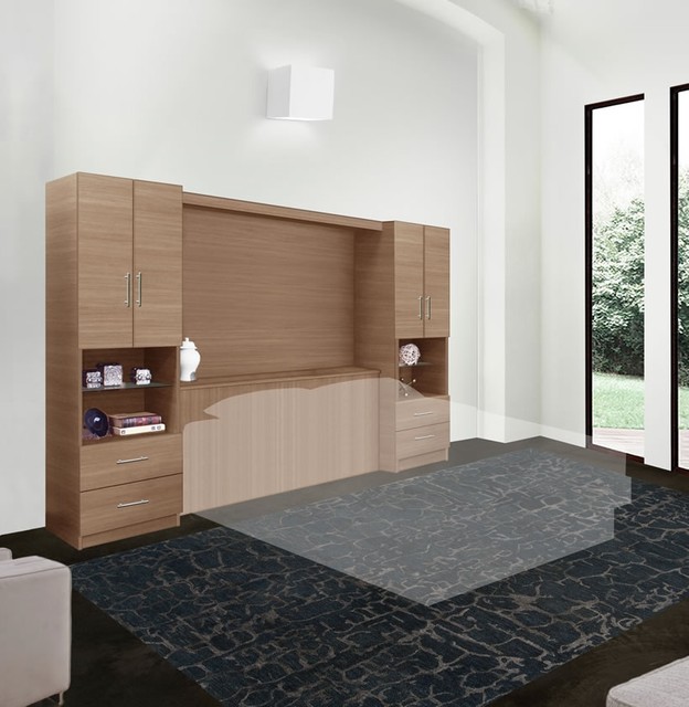 Studio Bedroom Set Queen Pier Wall Cabinet Storage Bedroom New York By Contempo Space Houzz Uk