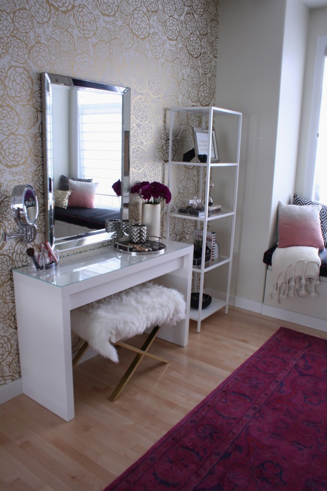 Styling Project-Glam Makeover-Dressing room - Contemporary - Bedroom