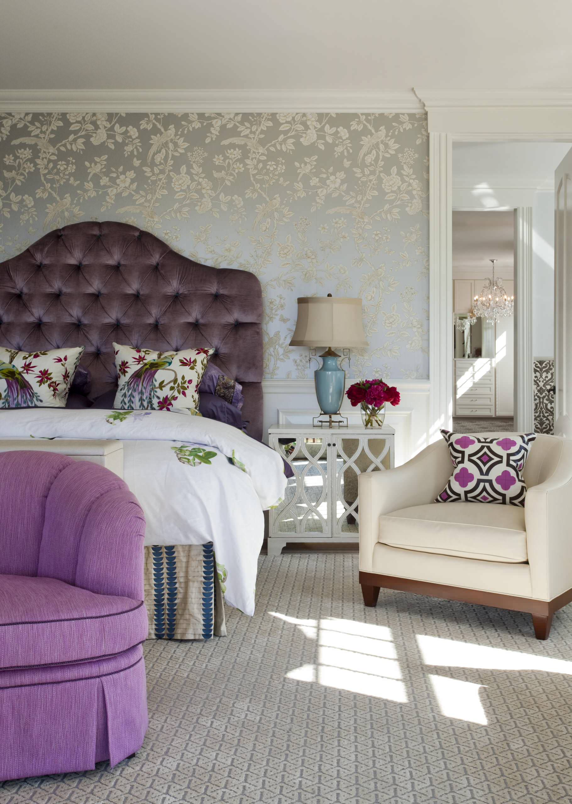 Wallpaper headboard sale