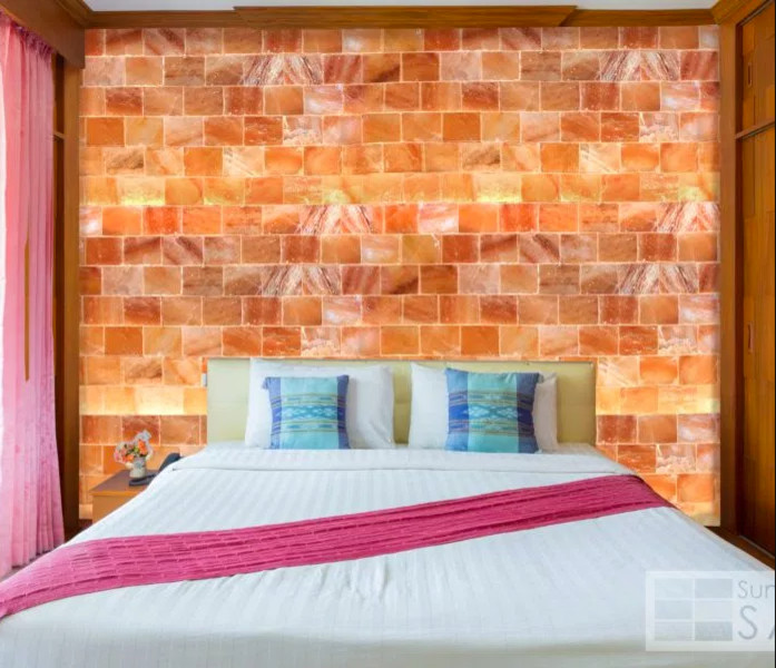 Inspiration pour une chambre d'amis design de taille moyenne avec un mur orange.